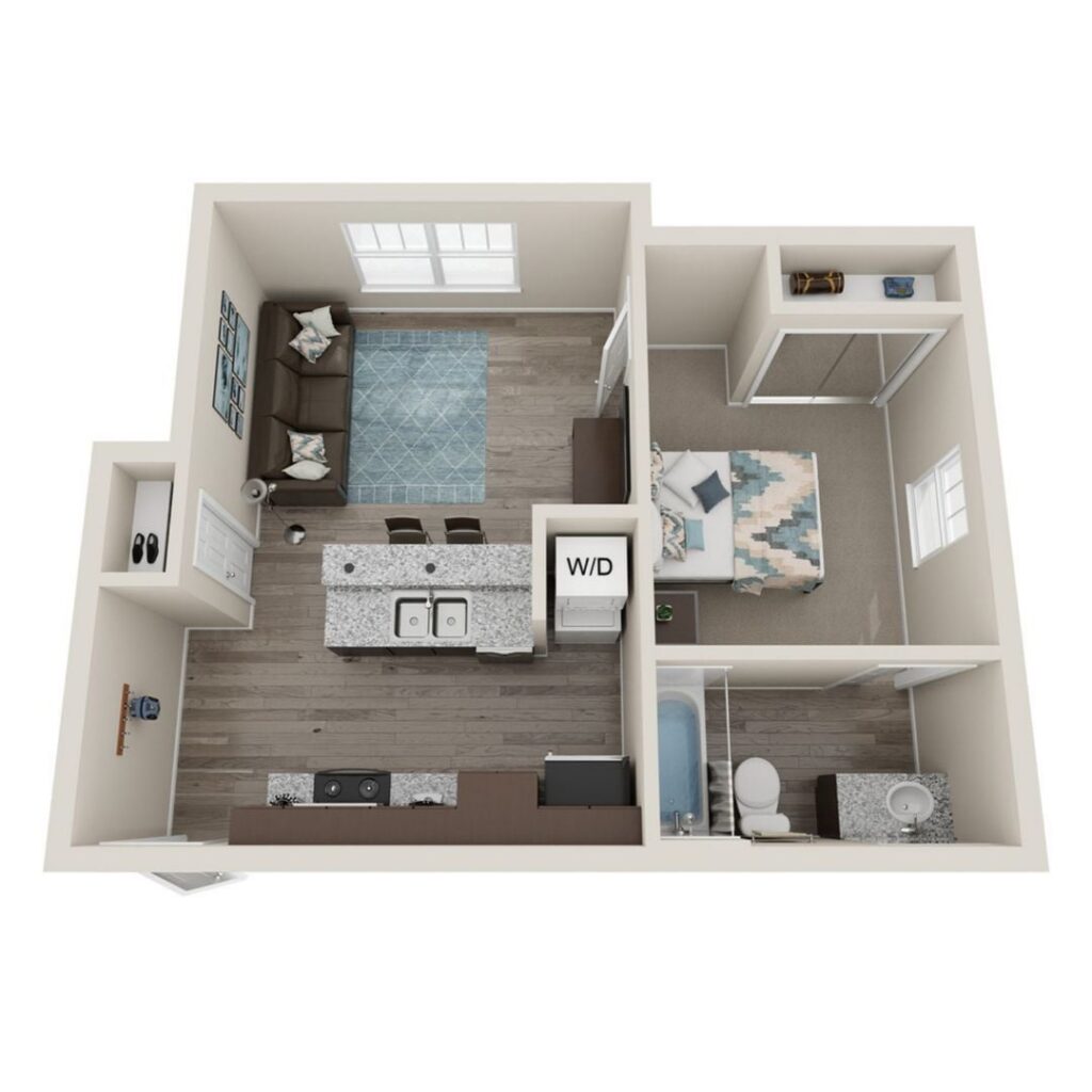 1BR/1BA